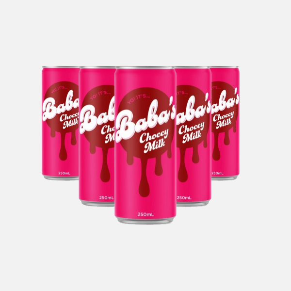 Baba's Choccy Milk - Box of 12 Cans