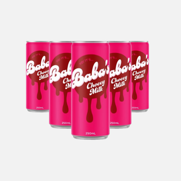 Baba's Choccy Milk (Pre-Order Late March) - Box of 12 Cans