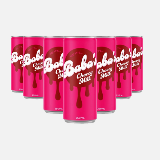 Baba's Choccy Milk (Pre-Order Late March)  - Box of 24 Cans